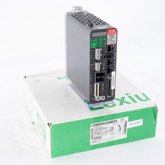 Schneider Electric LXM28AU04M3X Lexium 28 Servo Drive 400W 230V - Open Box