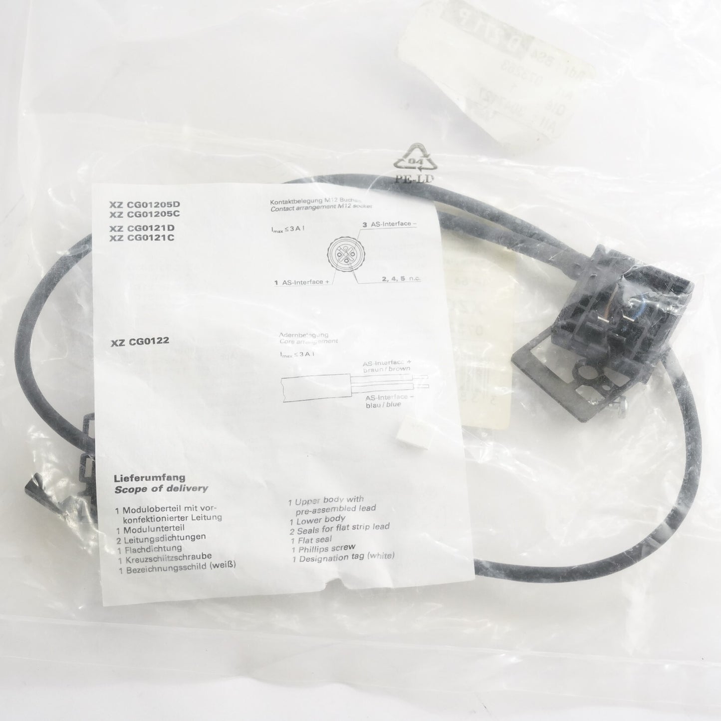 Telemecanique XZC G01205D / XZCG01205D Cable - Sealed Surplus