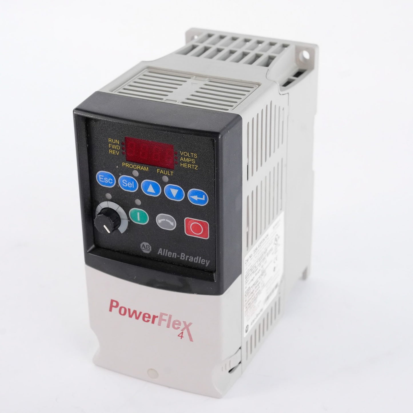 Allen Bradley 22A-V2P3N104 PowerFlex 4 AC Drive 120V 0.5HP 0.4kW 2.3A