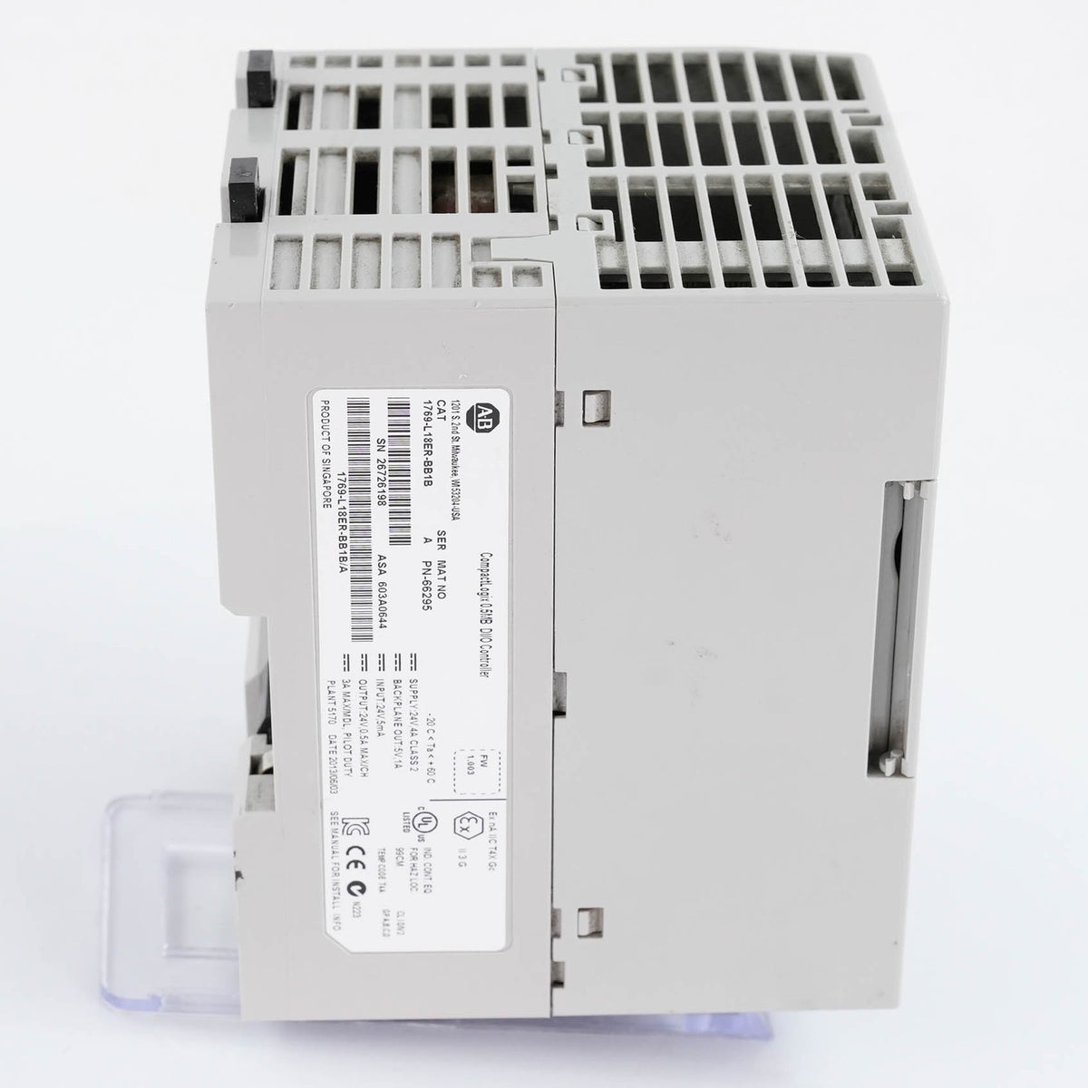 Allen Bradley 1769-L18ER-BB1B Ser A CompactLogix 5370 L1 Controller 24VDC