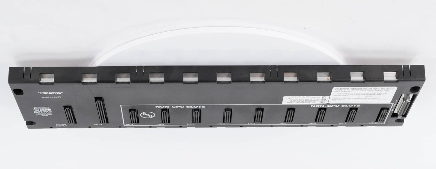 GE FANUC IC693CHS391K Series 90-30 PLC 10-Slot Modular Expansion Base