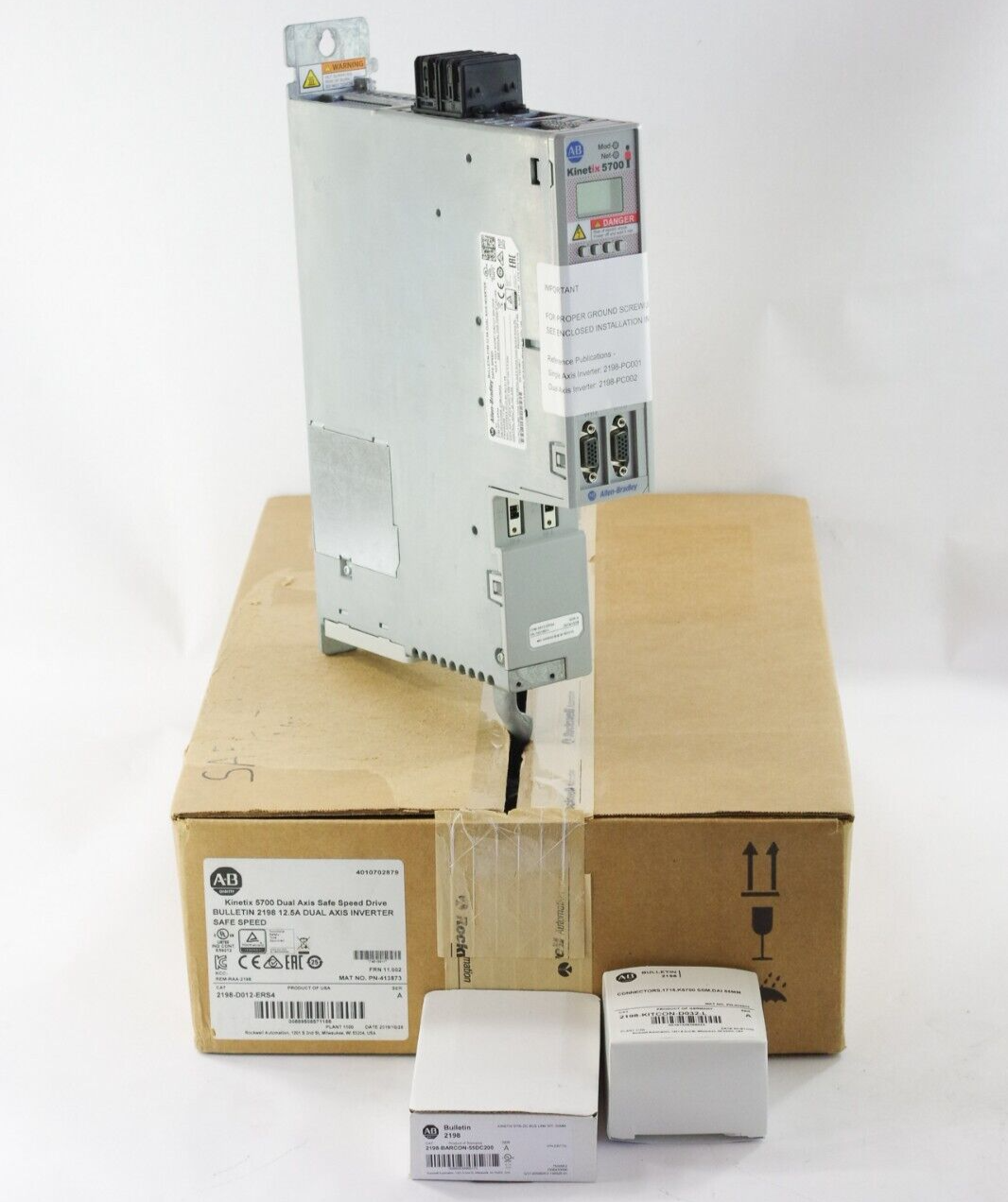 Allen Bradley 2198-D012-ERS4 Kinetix 5700 Dual Axis Safe Speed Drive - Open Box