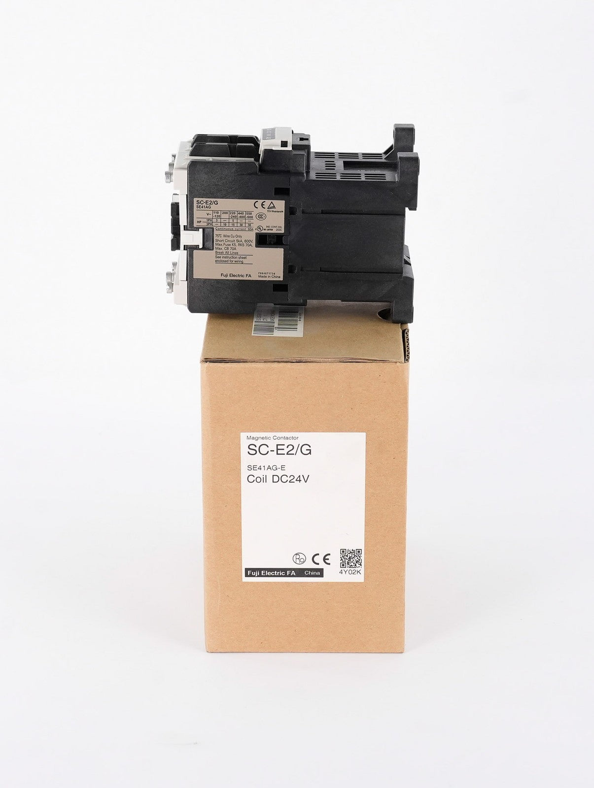 Fuji Electric SC-E2 G Magnetic Contactor 3-Pole 600V SCE2G - Open Box