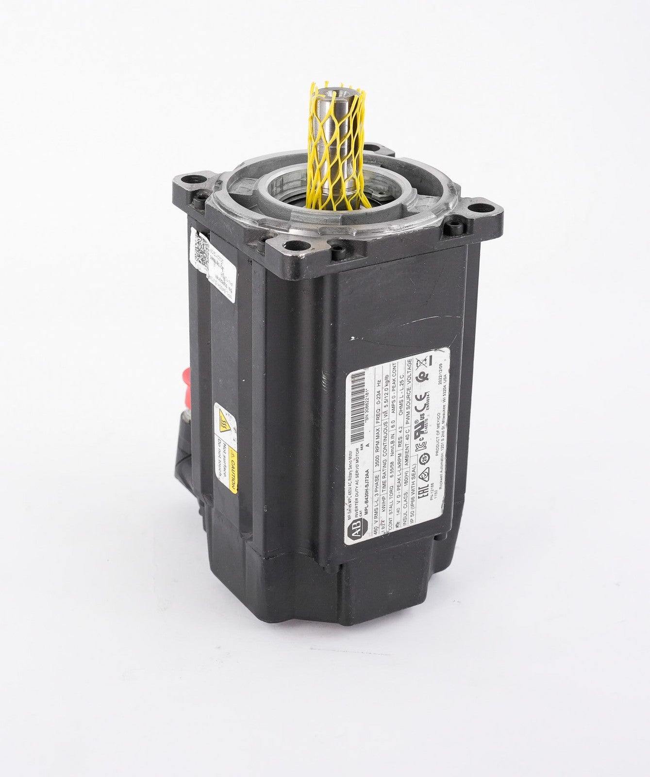 Allen Bradley MPL-B430H-SJ72AA /A Servo Motor 3500RPM MPLB430HSJ72AA