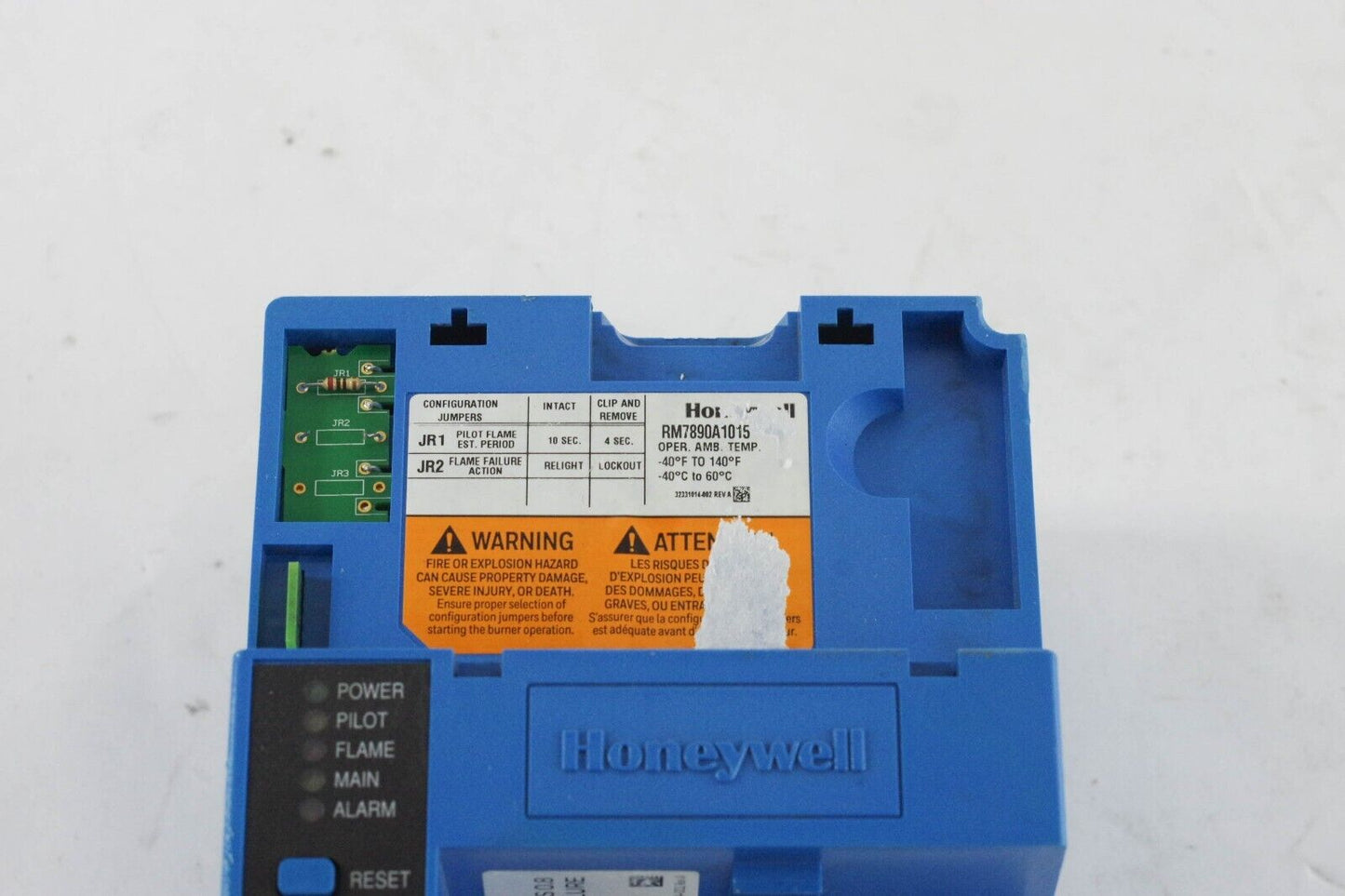 Honeywell Burner Control RM7890A1015 + S7800A 1001 - for parts / repair