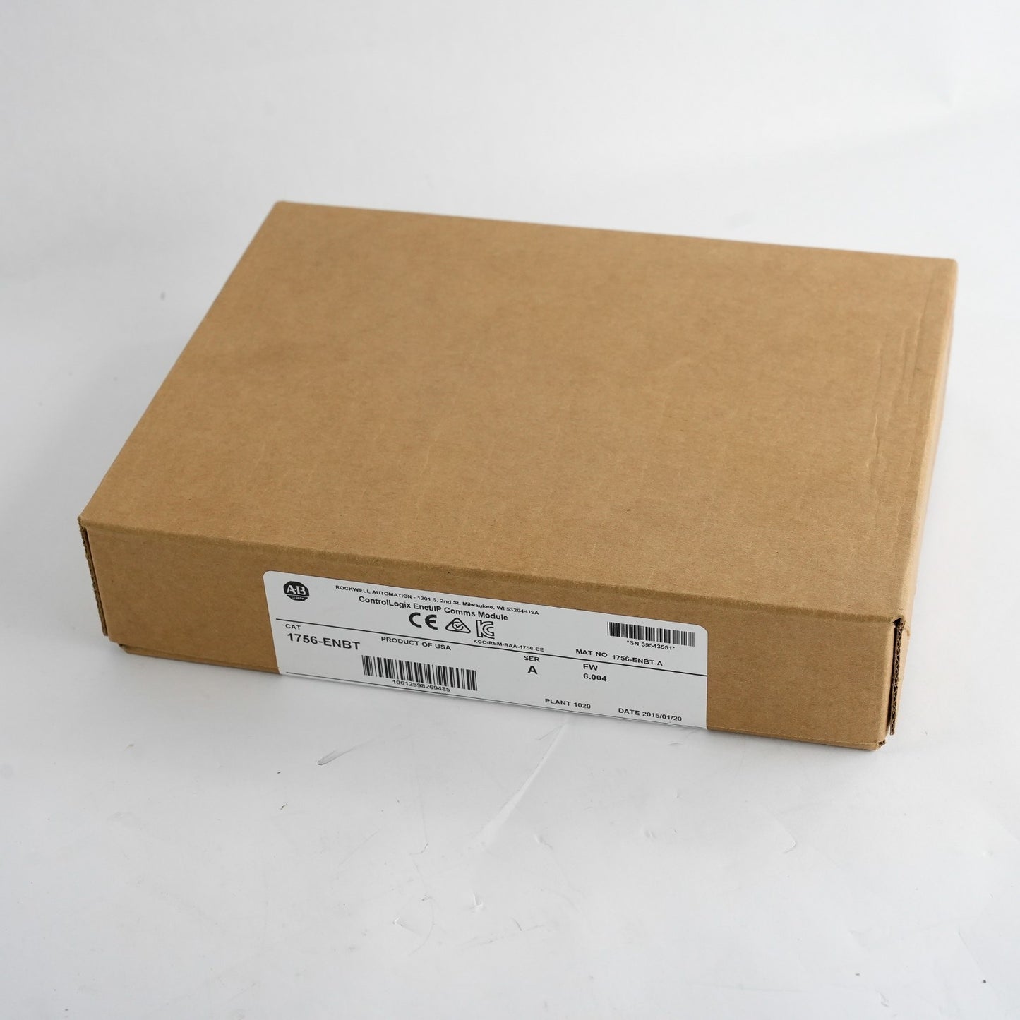 Allen Bradley 1756-ENBT /A EtherNet/IP ControlLogix Module - Sealed Surplus
