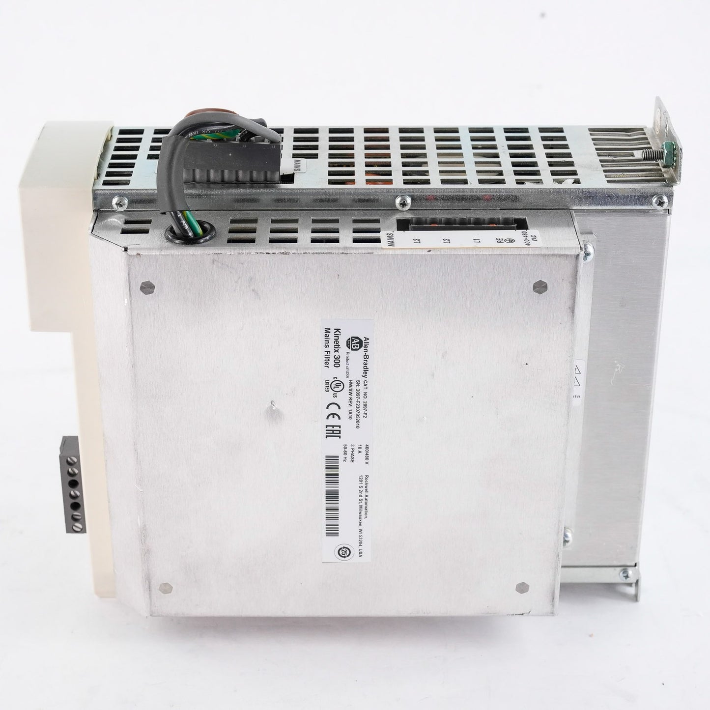 Allen Bradley 2097-V34PR6-LM /A Kinetix 350 Servo Drive + 2097-F2 Mains Filter