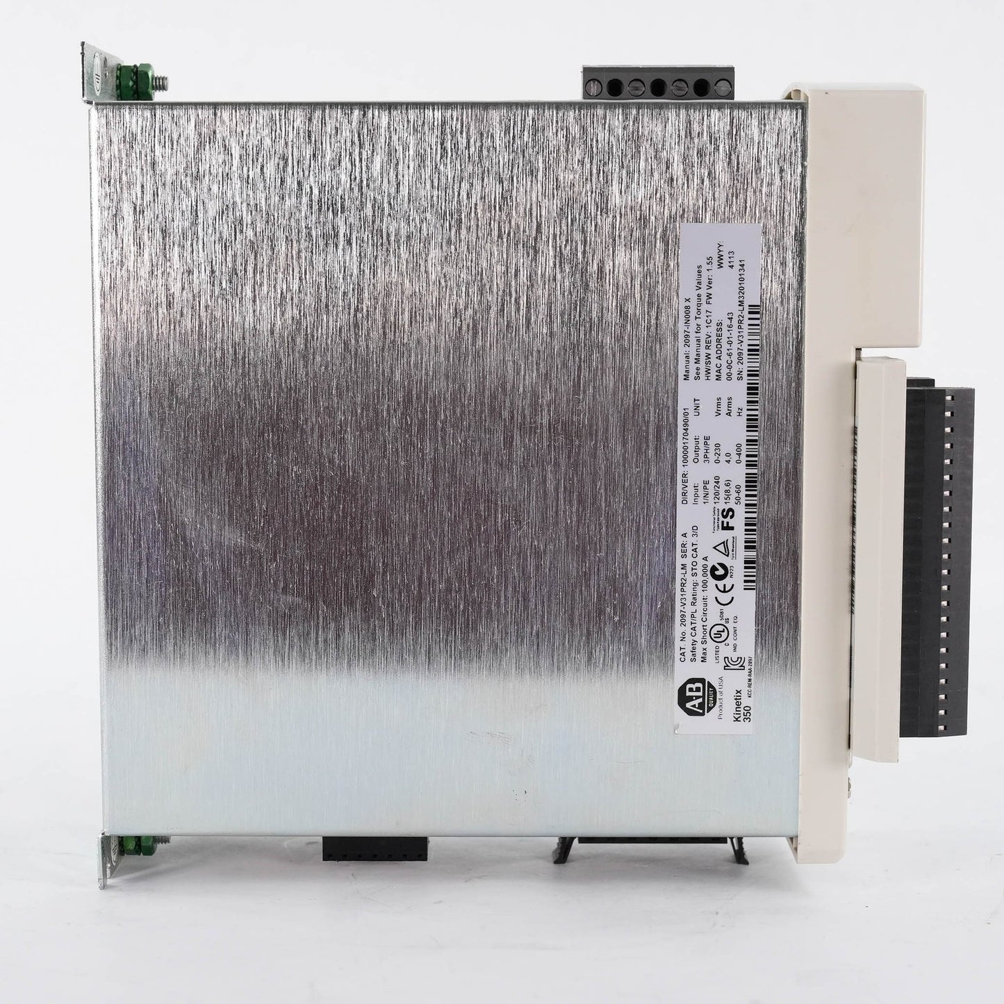 Allen Bradley 2097-V31PR2-LM /A Kinetix 350 Servo Drive 120/240V 2A 2097V31PR2LM