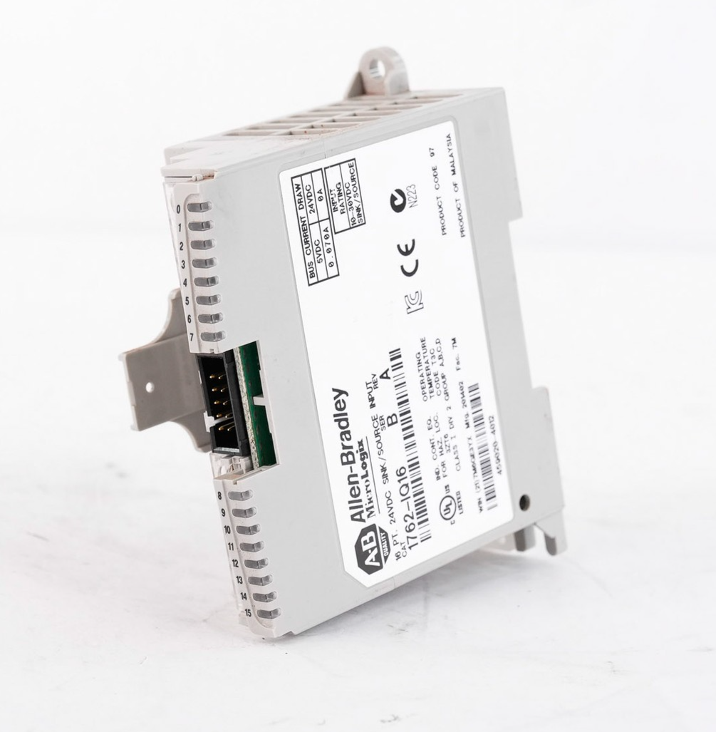 Allen Bradley 1762-IQ16 /B Rev A MicroLogix 16 Point Input Module 1762IQ16