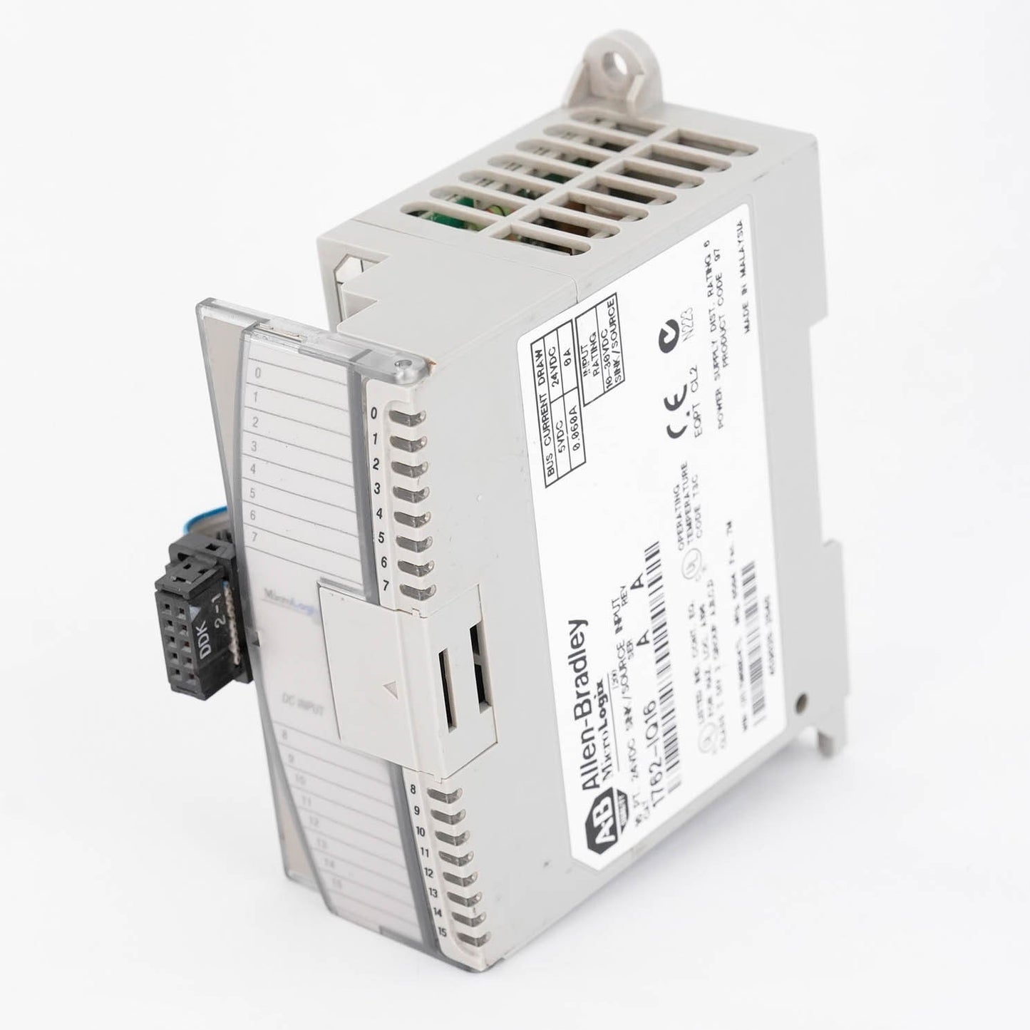 Allen Bradley 1762-IQ16 Ser A MicroLogix 16 Point 24VDC Sink Source Input