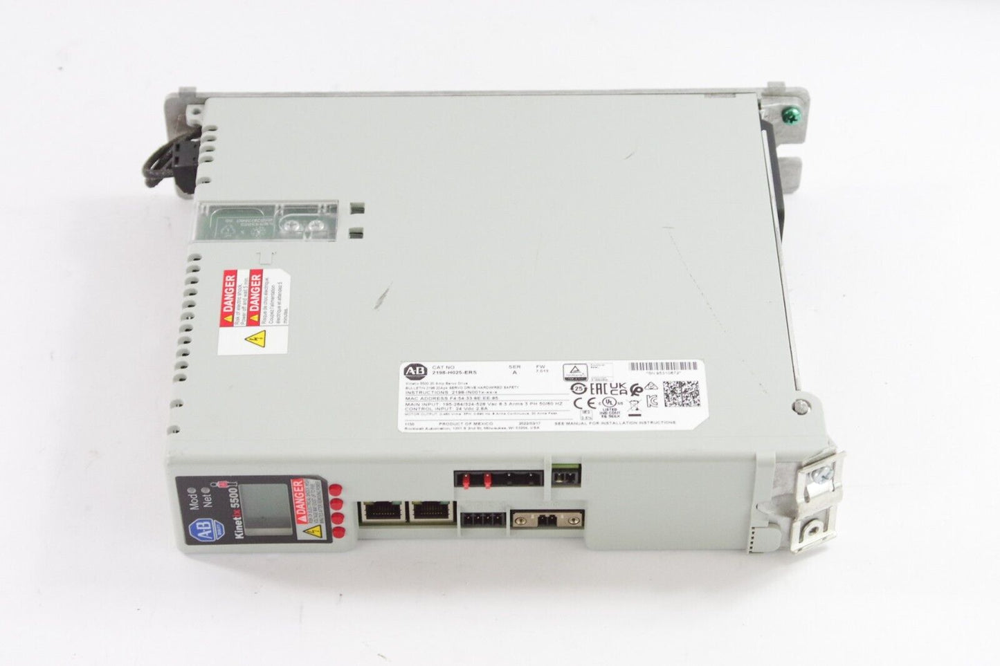 2022 Allen Bradley 2198-H025-ERS /A Kinetix 5500 20A Servo Drive