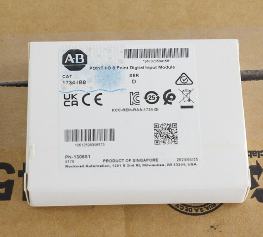 Allen Bradley 1734-IB8 Digital Input Module SER D 24VDC - Sealed Surplus