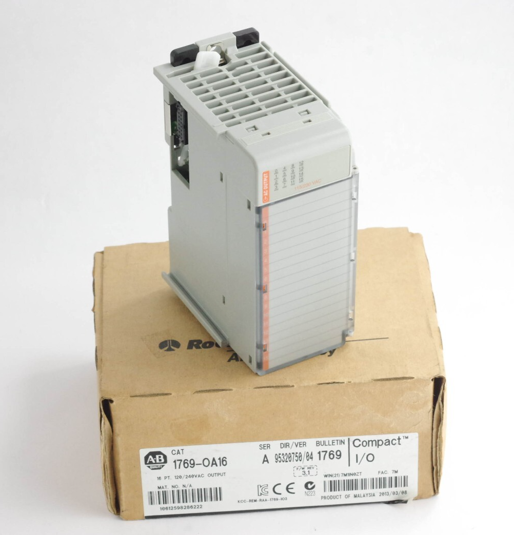 Allen Bradley 1769-OA16 /A F/W Rev 3.1 Compact I/O Output Module - Open Box