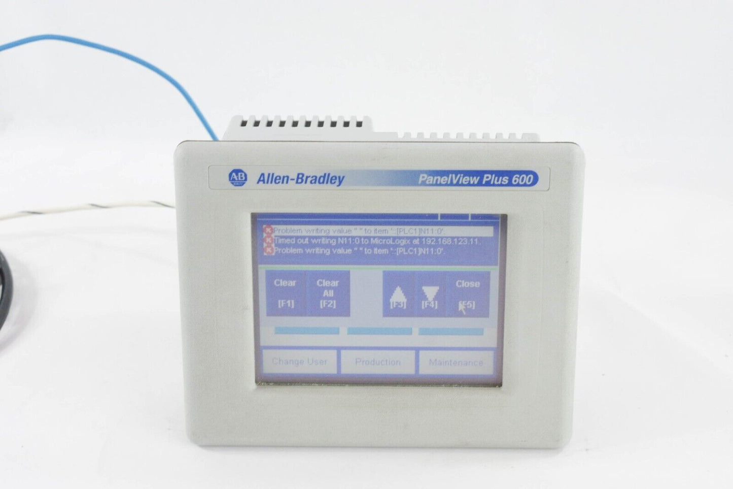 Allen Bradley 2711PC-T6C20D Panel View Plus Compact 600 Touch Ser D