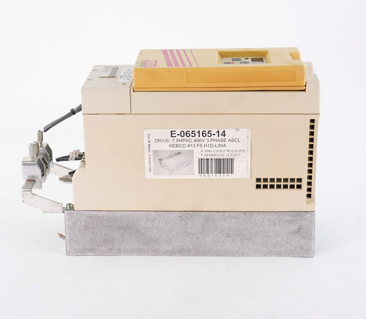 KEB Combivert 13.F5.H1D-L90A AC Drive 460V 3-Phase 7.5hp 13F5H1D-L90A