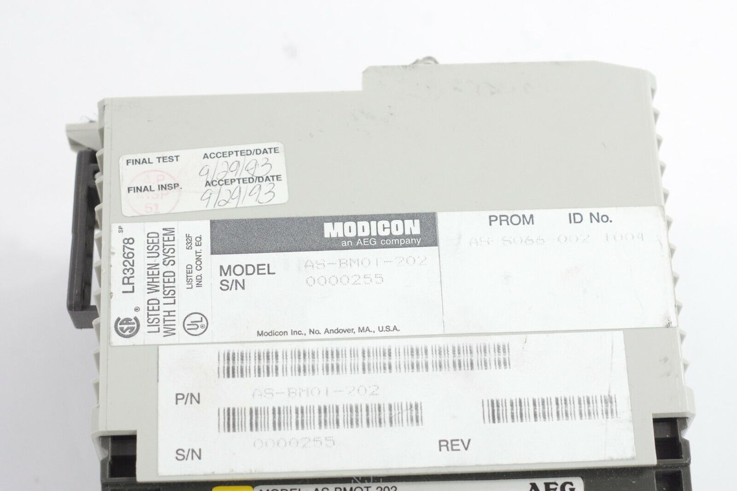 AEG Modicon AS-BMOT-202 Motion Module Schnieder / AS-BM01-202 / AS-BM0T-202