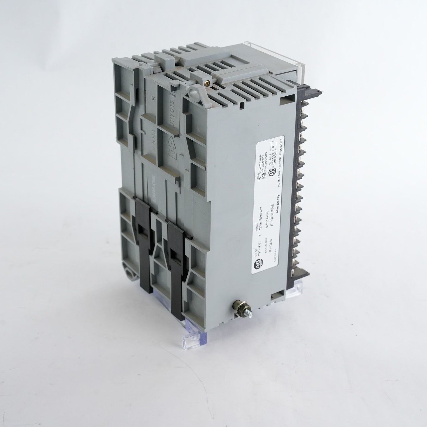 Allen Bradley 1791-16AC /B Block I/O Remote Module 120VAC 150mA 60Hz 179116AC