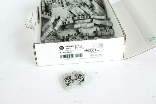 NEW 1x Allen-Bradley DIN Mount 2.5mm Terminal Blocks Cat. 1492-LMJ3 Series A