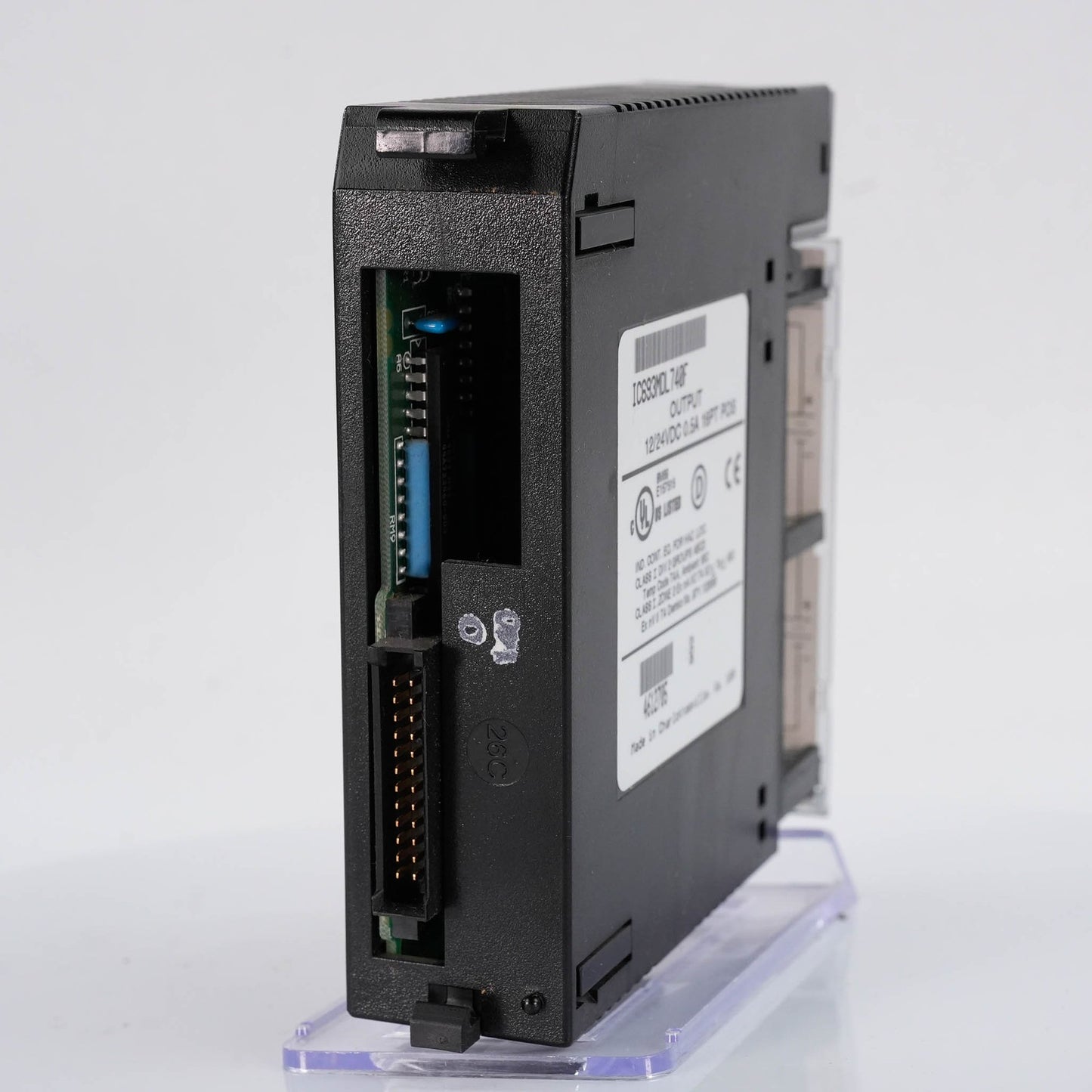 GE FANUC IC693MDL740F Output Module 12/24 VDC 0.5A 16 Point Positive Logic PLC
