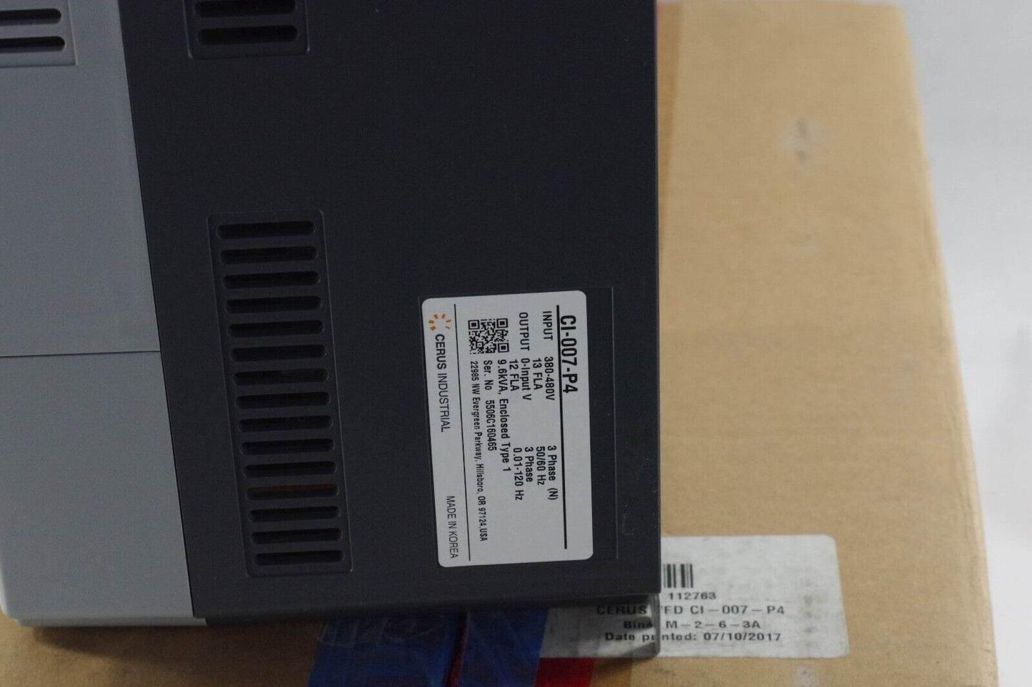 CERUS INDUSTRIAL Titan P Series 2HP CI-007-P4 3 Phase AC Drive