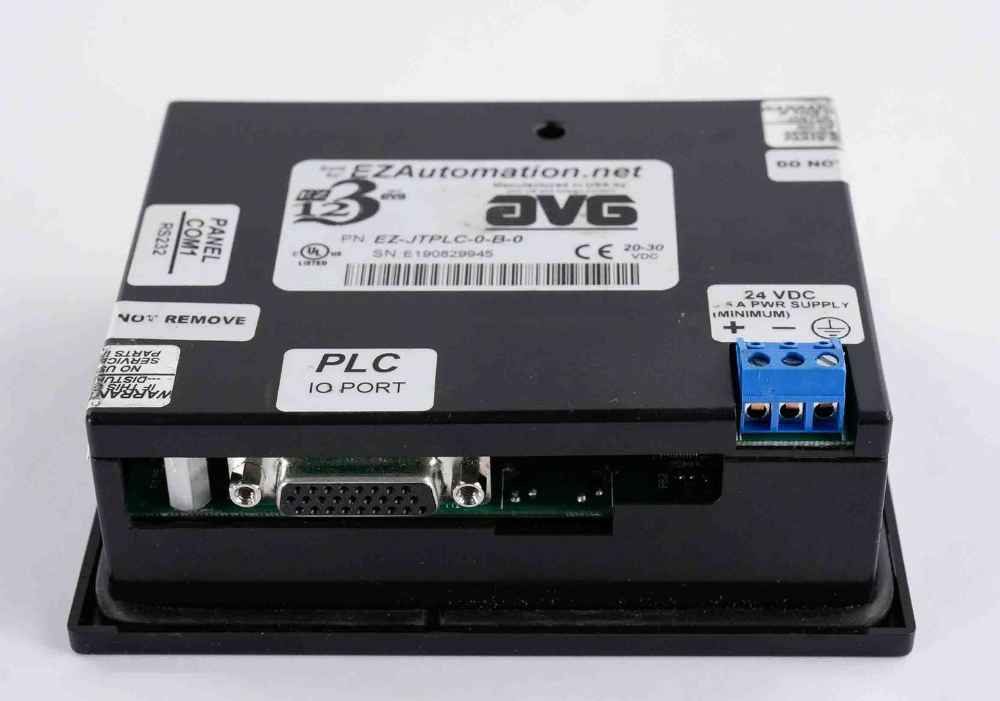 EZAutomation EZ-JTPLC-0-B-0 Touch PLC 4" TFT Color 8 DC Inputs 6 DC Output