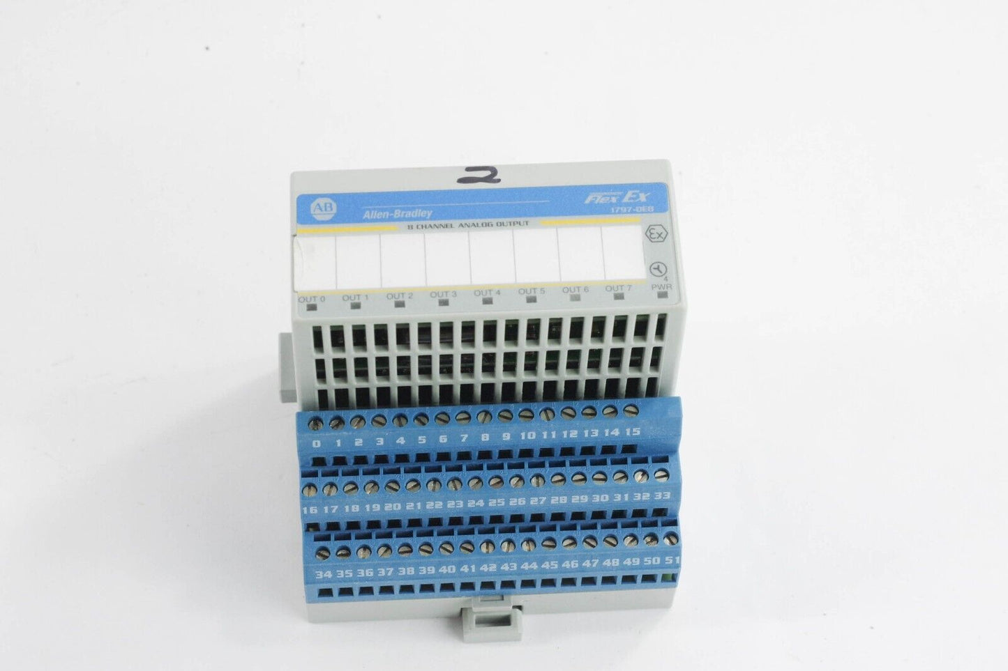 Allen Bradley 1797-OE8 /A FLEX Ex I/O Analog Module / 1797-0E8 + 1797-tb3