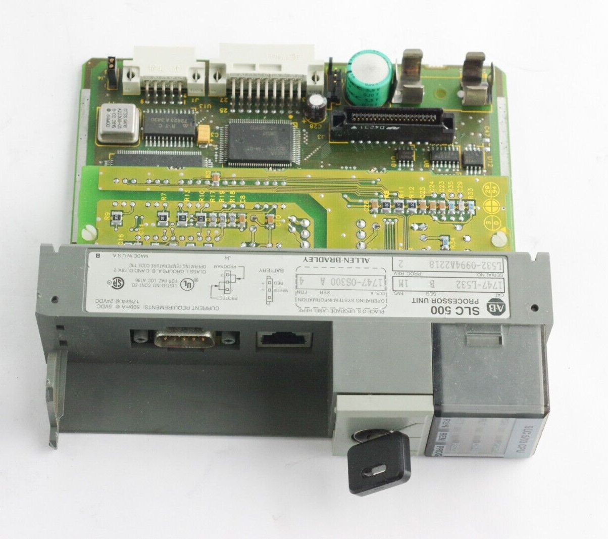 Allen Bradley 1747-L532 Ser B FAC 1M SLC 500 Processor Unit 1747-OS300 Ser A