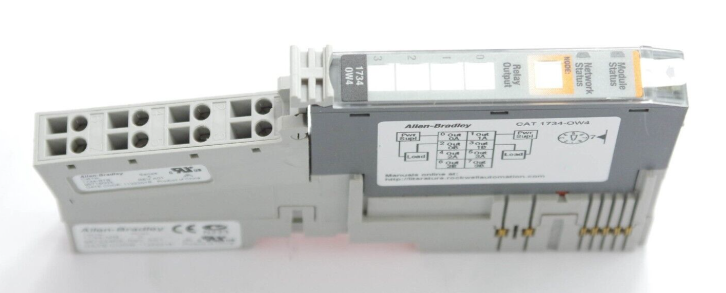 Allen Bradley 1734-OW4 / 1734OW4 Ser C Digital AC Relay Output 250VAC 2A 50/60Hz