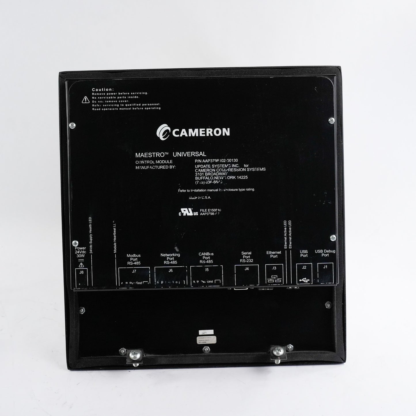 Cameron AAP3798102-00130 Display Panel HMI Maestro Control ModuleAAP379810200130