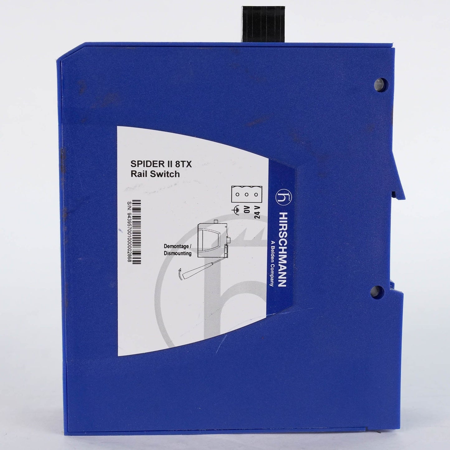 Hirschmann SPIDER II 8TX Industrial Ethernet Switch 8-Port RJ45 943957001 24VDC