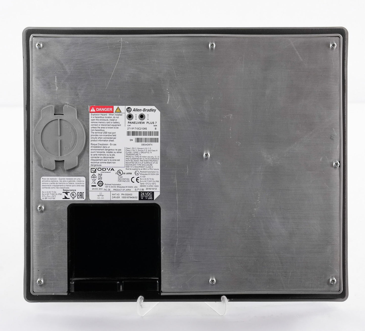 Allen Bradley 2711P-T10C21D8S /B PanelView Plus 7 10.4" Touch HMI Terminal
