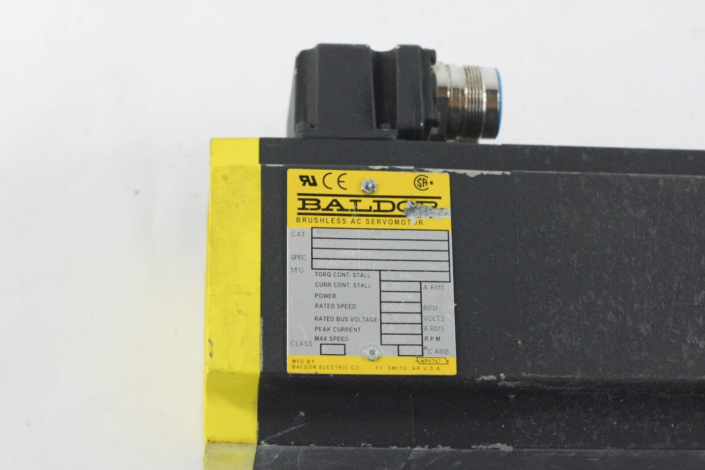 ABB / Baldor BSM80C-375AF Brushless AC Servomotor BSM80C375AF 30022