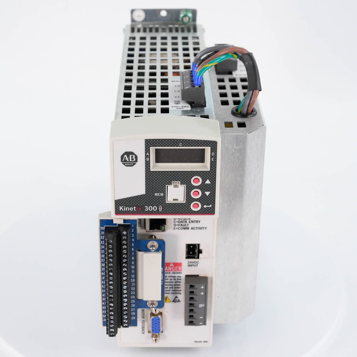 Allen Bradley 2097-V34PR6 Ser A Kinetix 300 Servo Drive + 2097-F2 Filter 480V 2A