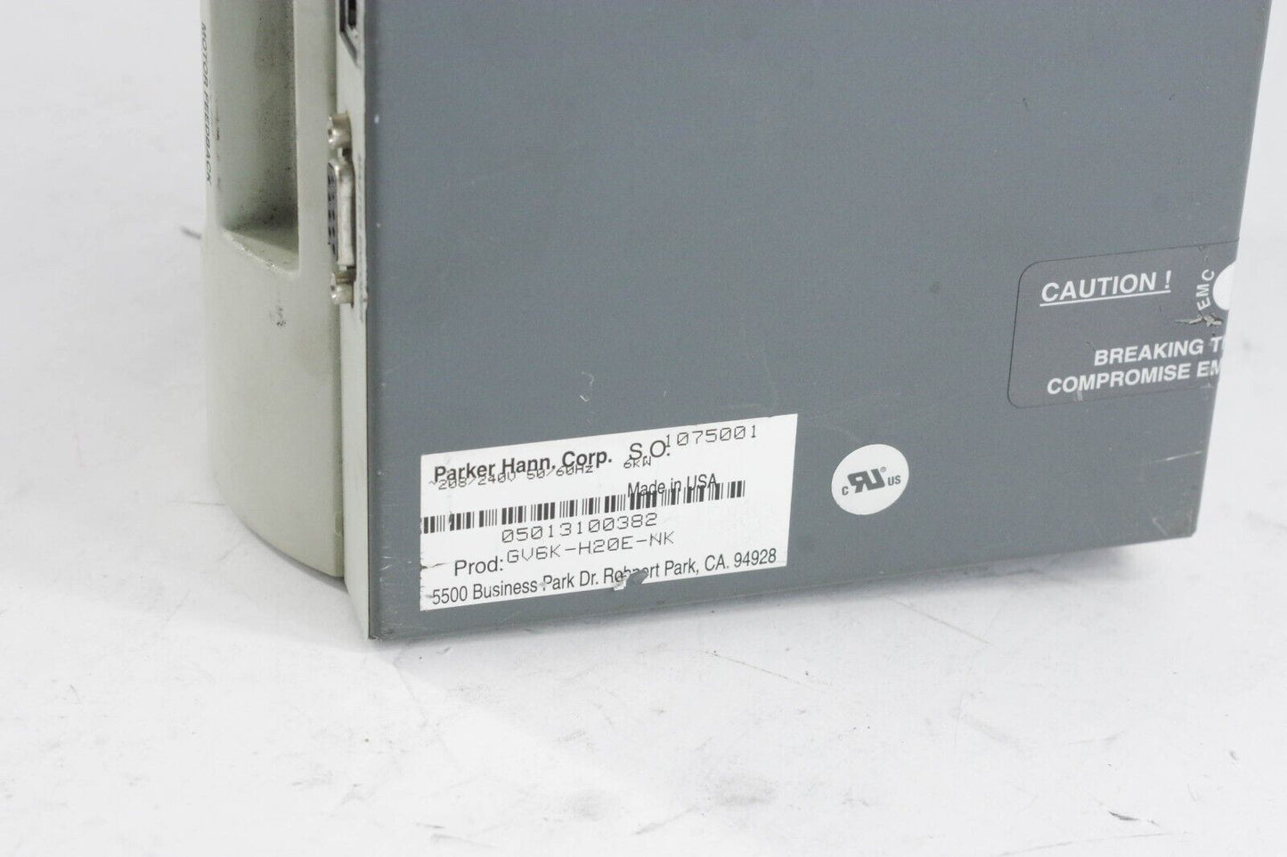 PARKER GV6K-H20E-NK / GV6KH20ENK Gemini Servo Drive 208/240V