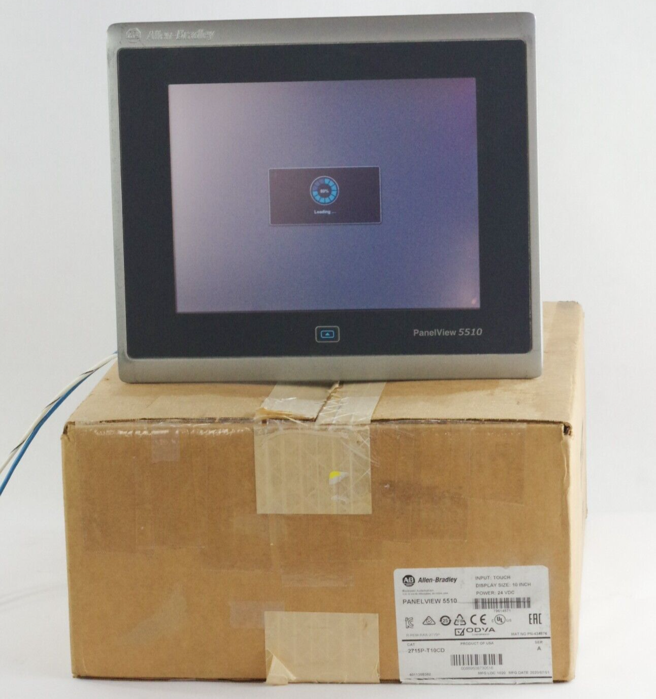 Allen Bradley 2715P-T10CD Ser A Panelview 5510 - Refurbished + Box