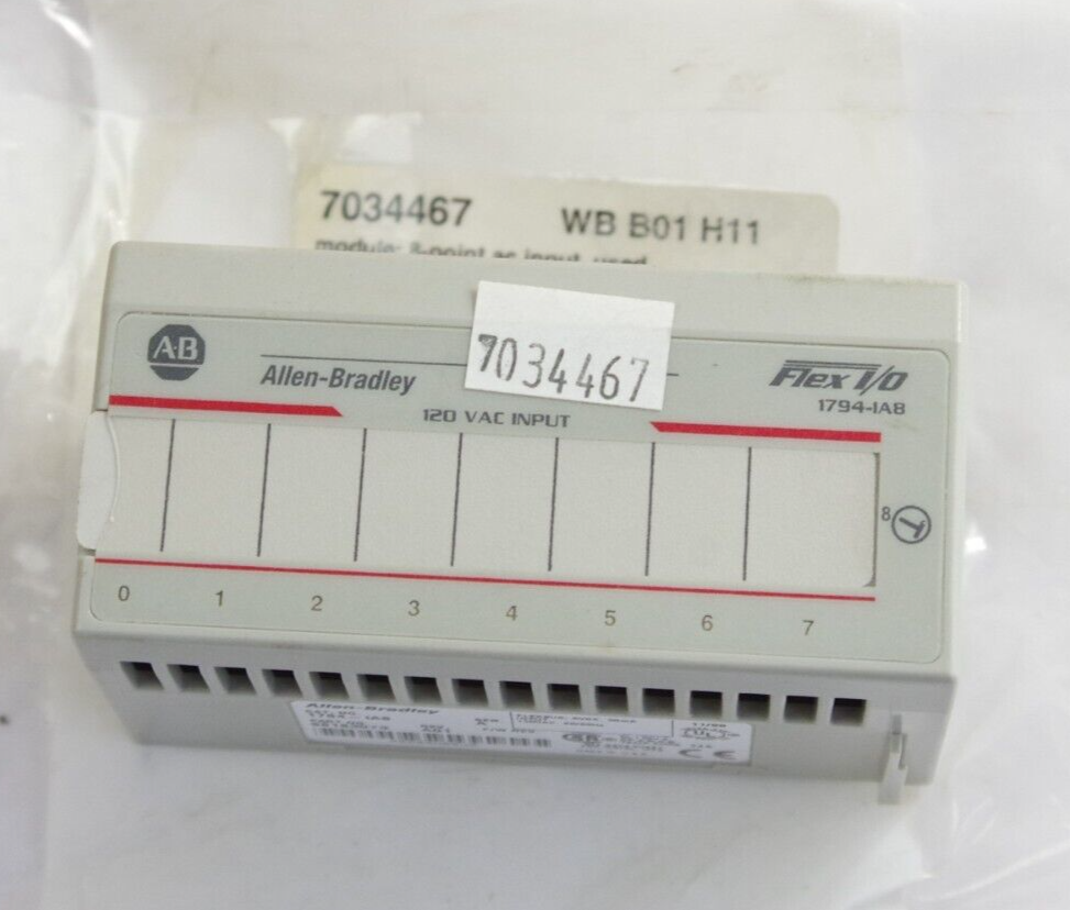 ALLEN BRADLEY 1794-IA8 FLEX I/O MODULE SER A