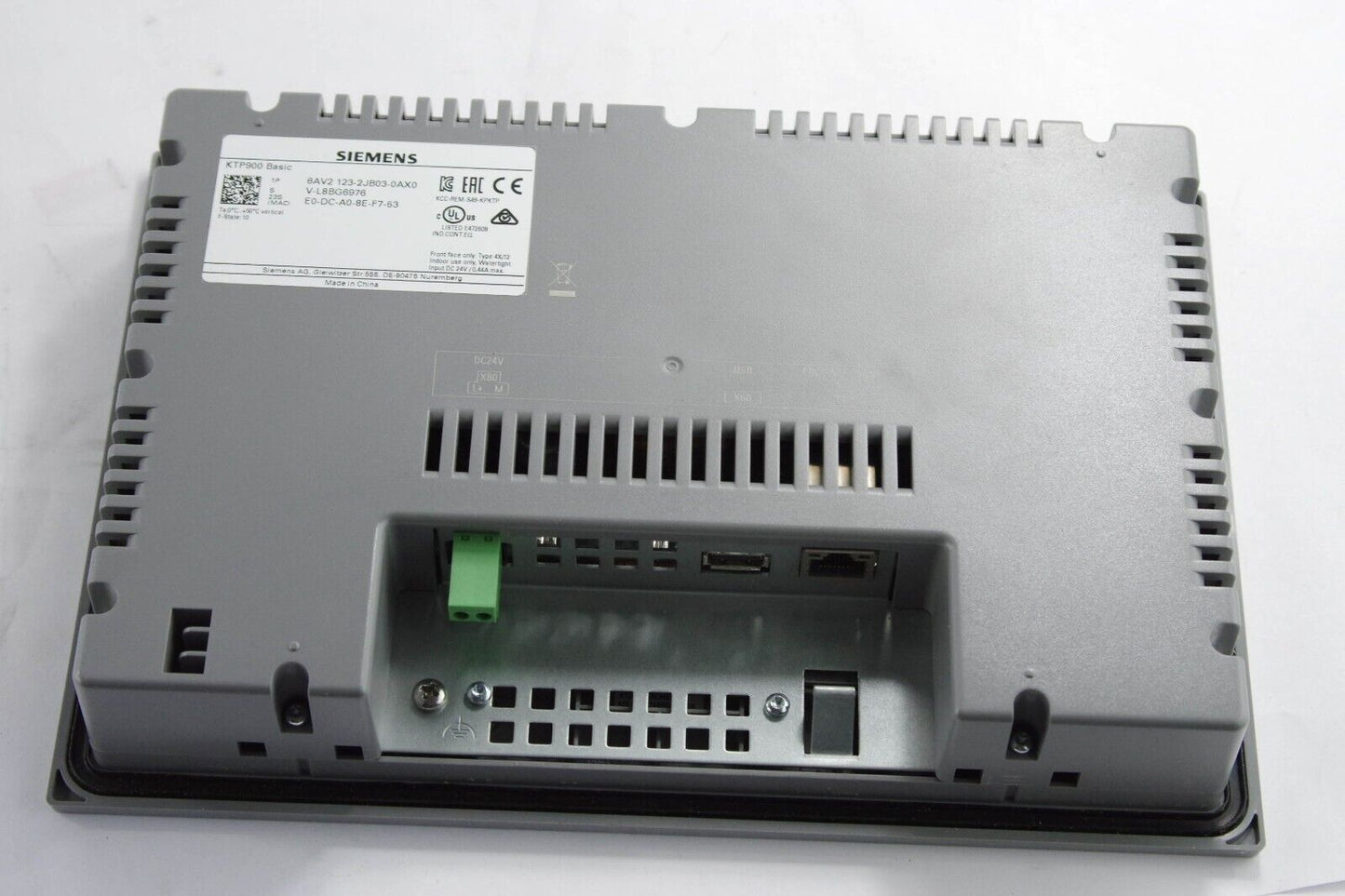 SIEMENS 6AV2 123-2JB03-0AX0 / 6AV21232JB030AX0 HMI Touch Panel KTP900 Basic