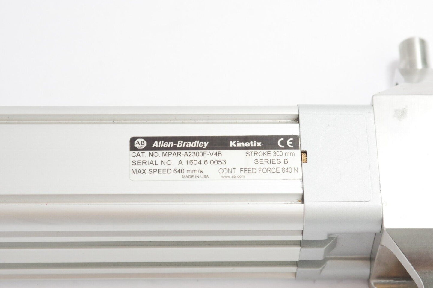 Allen-Bradley MPAR-A2300F-V4B MP Series Electric Cylinder - No Motor Or Belt