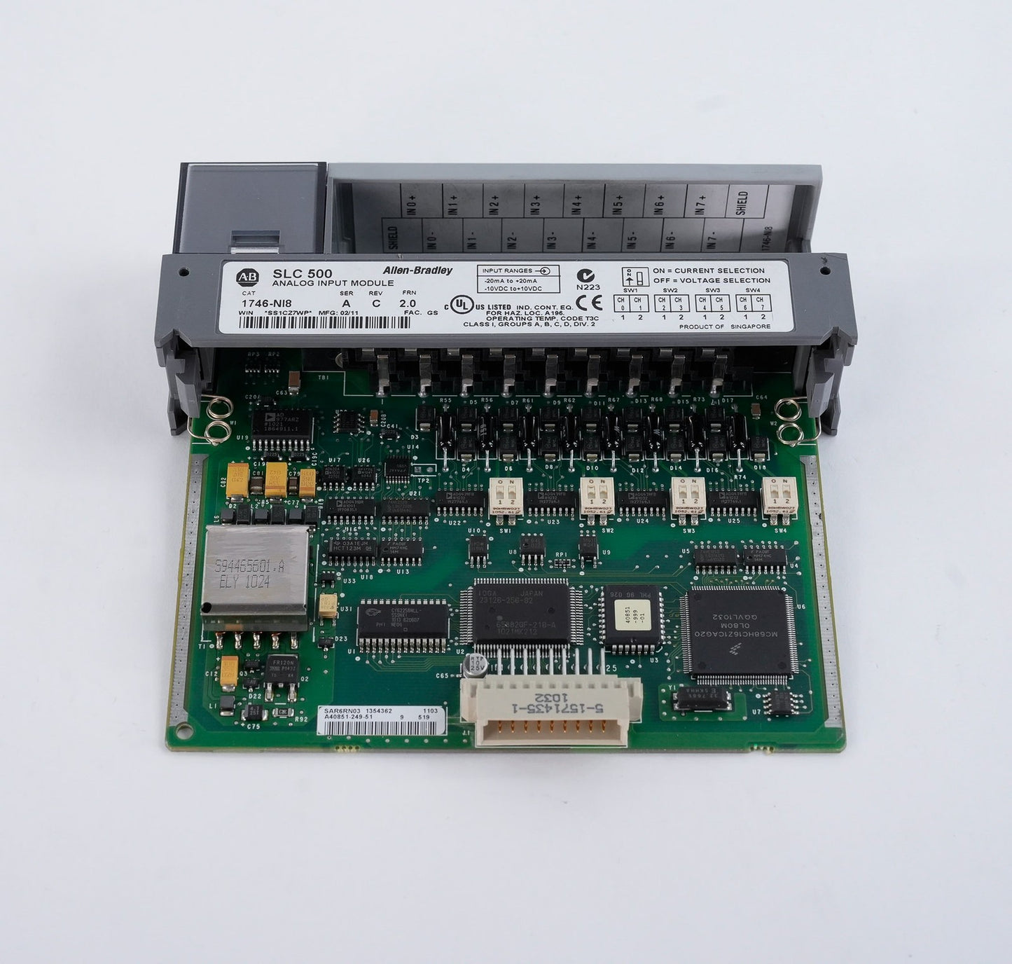 Allen Bradley 1746-NI8 /A Rev C SLC 500 Analog Input Module 1746NI8