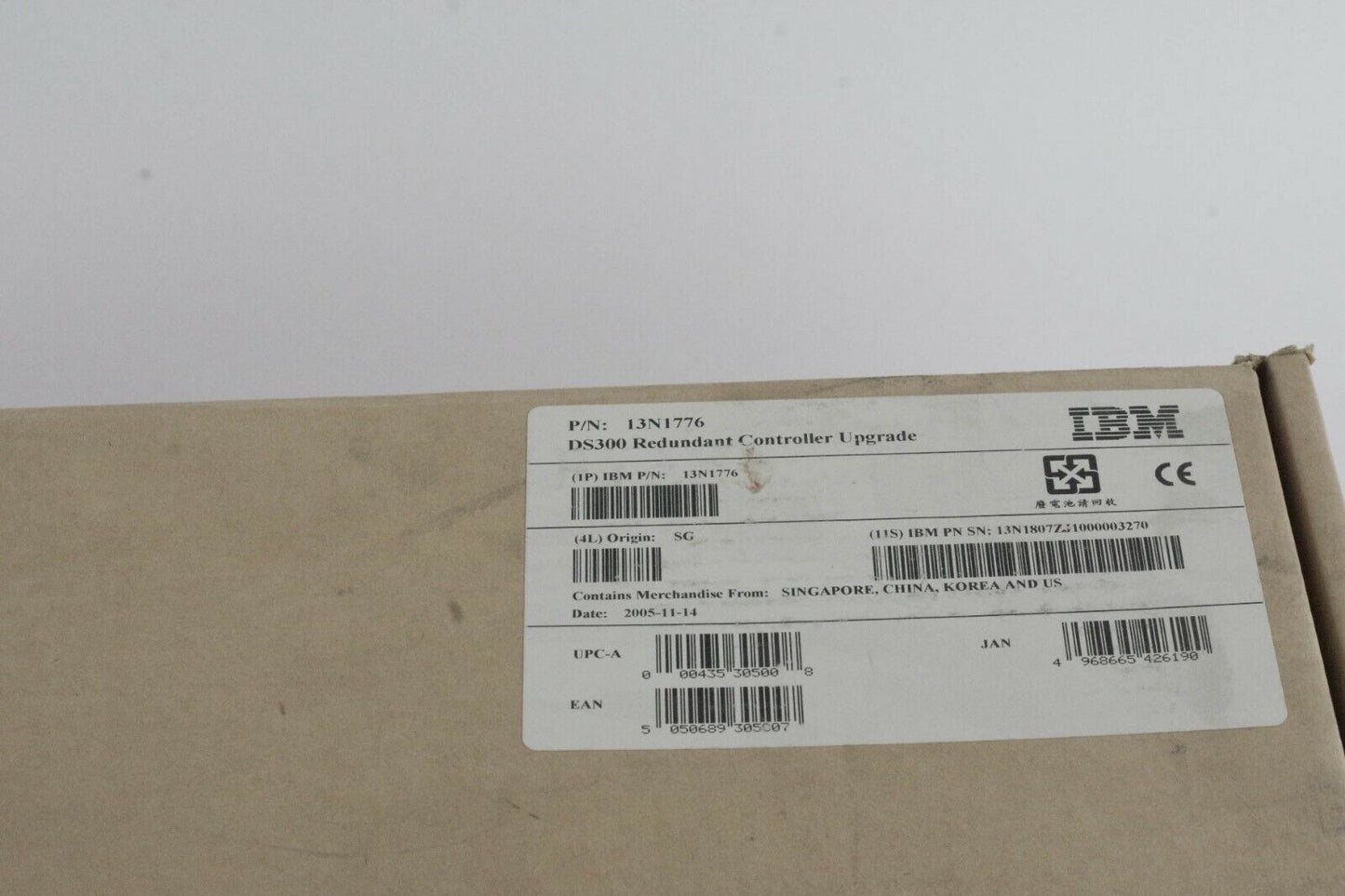 13N1776 IBM DS300 Redundant Controller Upgrade - NEW