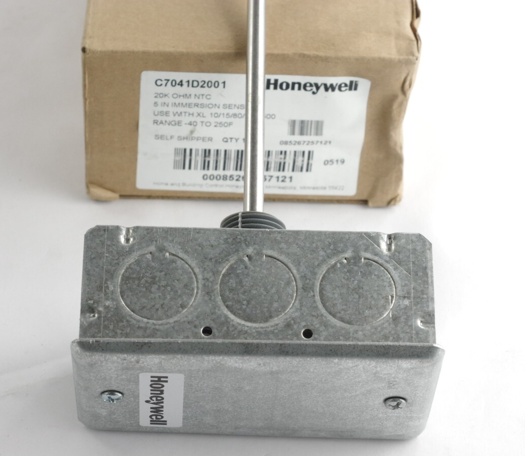 Honeywell C7041D2001 20K Ohm Immersion Temperature Sensor 5 Length - Open Box