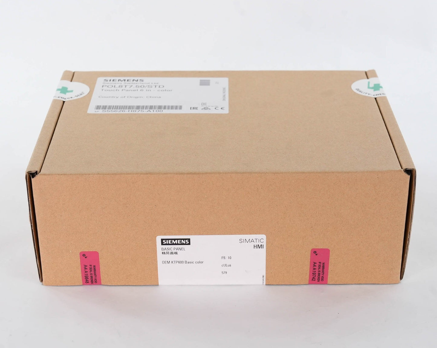 SIEMENS POL8T7.50/STD Climatix HMI Display Terminal POL8T750STD RS485 24V AC/DC