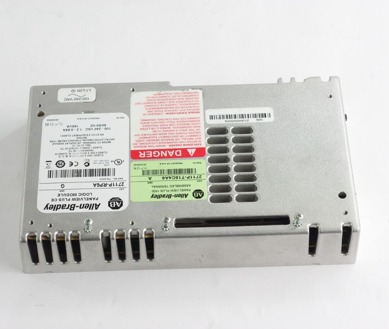 Allen Bradley 2711P-RP6A Ser G Panelview Plus Logic Module 2711PRP6A