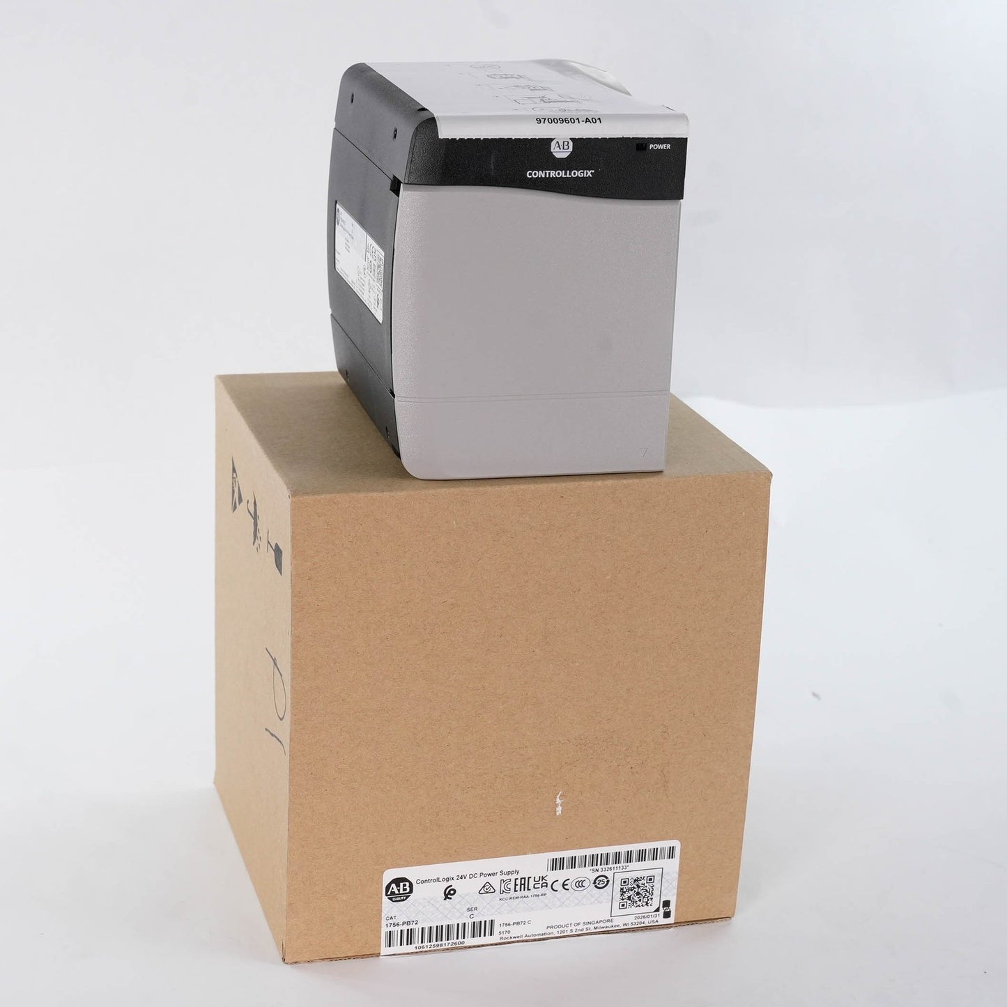 Allen Bradley 1756-PB72 Ser C ControlLogix 24V DC Standard Power Supply 1756PB72