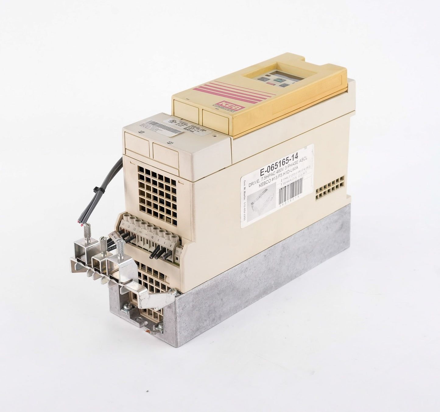 KEB Combivert 13.F5.H1D-L90A AC Drive 460V 3-Phase 7.5hp 13F5H1D-L90A