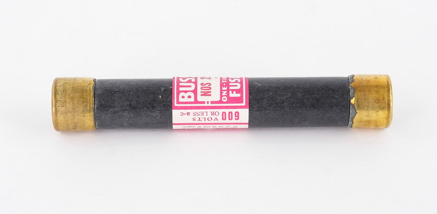 Bussmann Buss NOS 25 One-time Fuse 25A 600V - Open Box