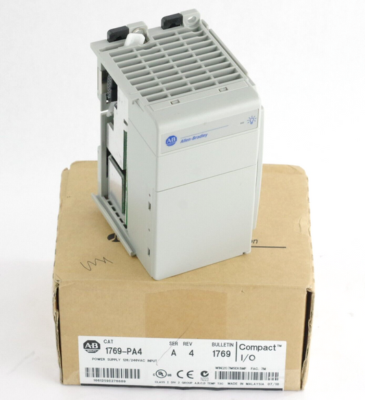 Allen Bradley 1769-PA4 Ser A Rev 4 Compact I/O Power Supply 5-24VDC 4A 1/7A