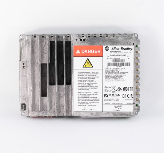 Allen Bradley 2711P-T12W22A9P A PanelView Plus 7 Performance 120 AC Logic Module