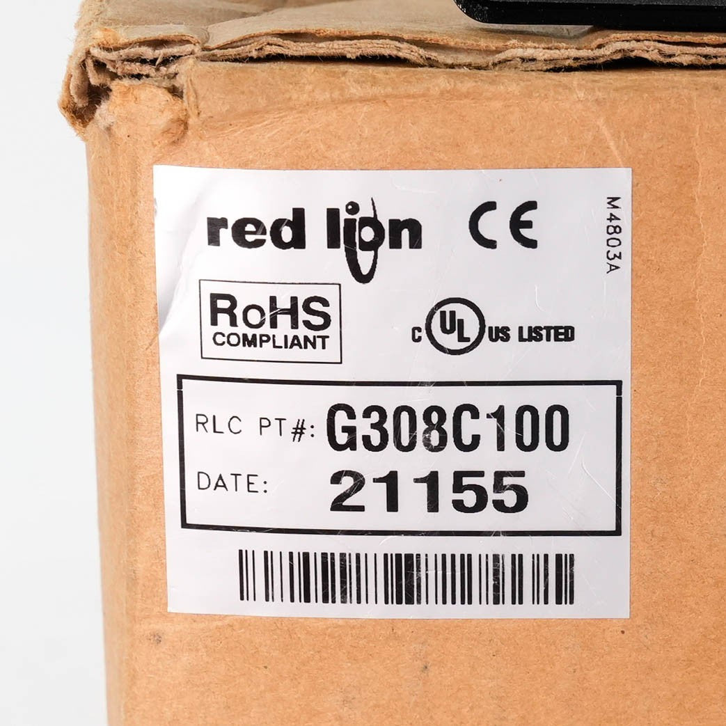 Red Lion G308C100 G3 8 inch Color HMI Operator Interface 24 VDC G308C