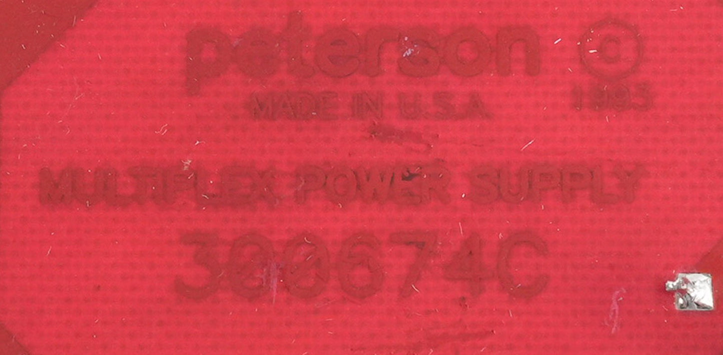 Peterson 300674C / 404674C Multiplex Power Supply